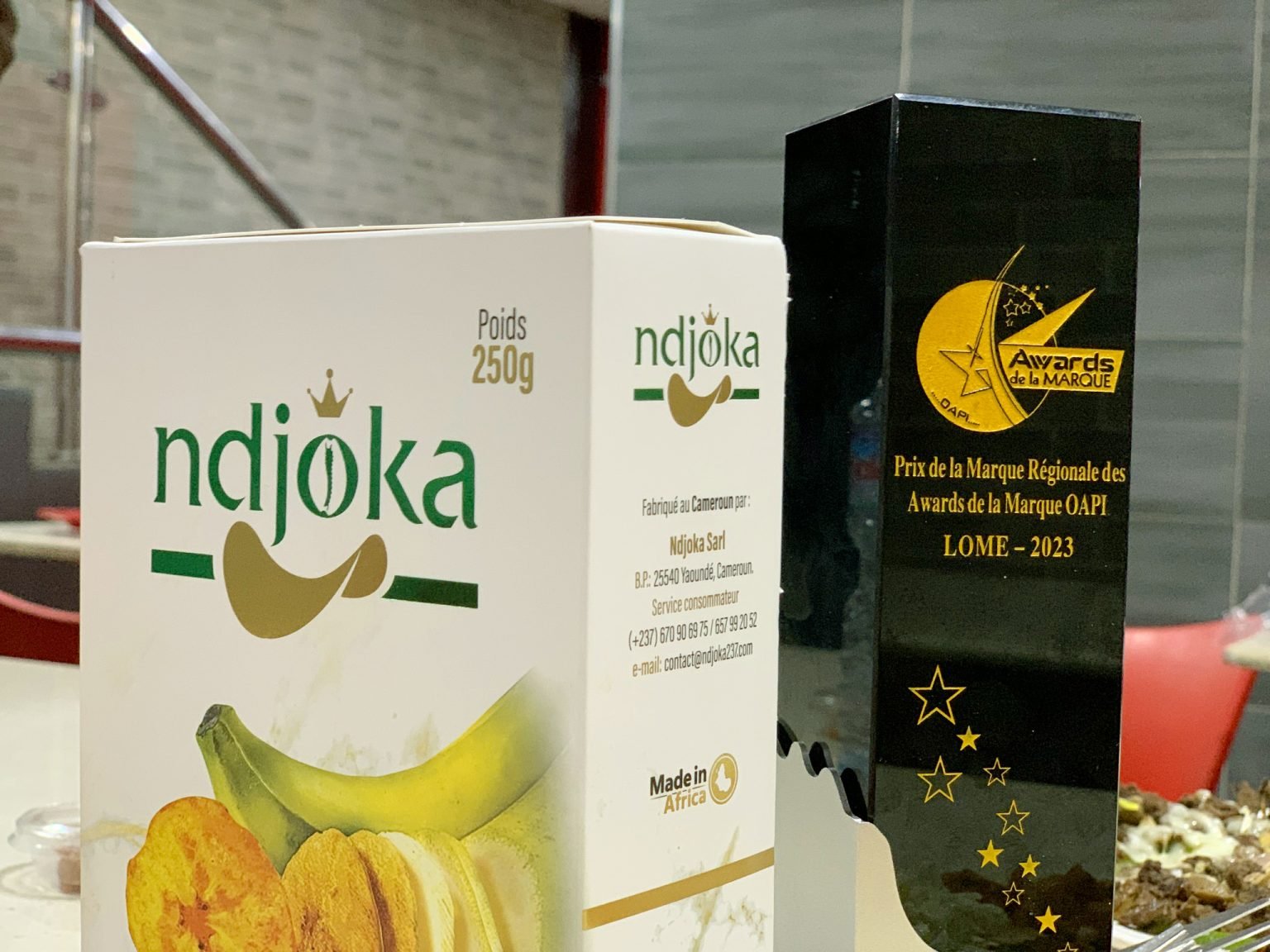 NDJOKA Vainqueur des awards de la marque OAPI