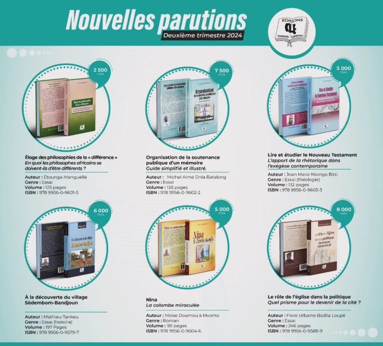 Quelques livres édités par la maison d'édition Clé.