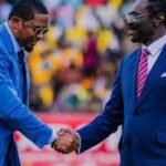 Samuel Eto'o et le Pr Narcisse Moelle Ekombi