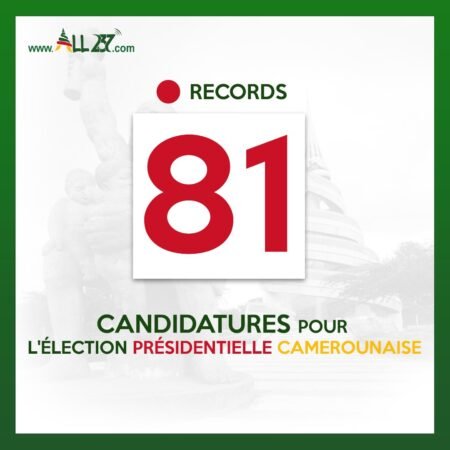 Nombre de candidat à l'élection Présidentielle Camerounaise
