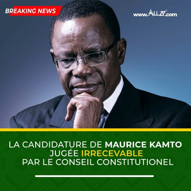 Rejet de la candidature de Maurice Kamto
